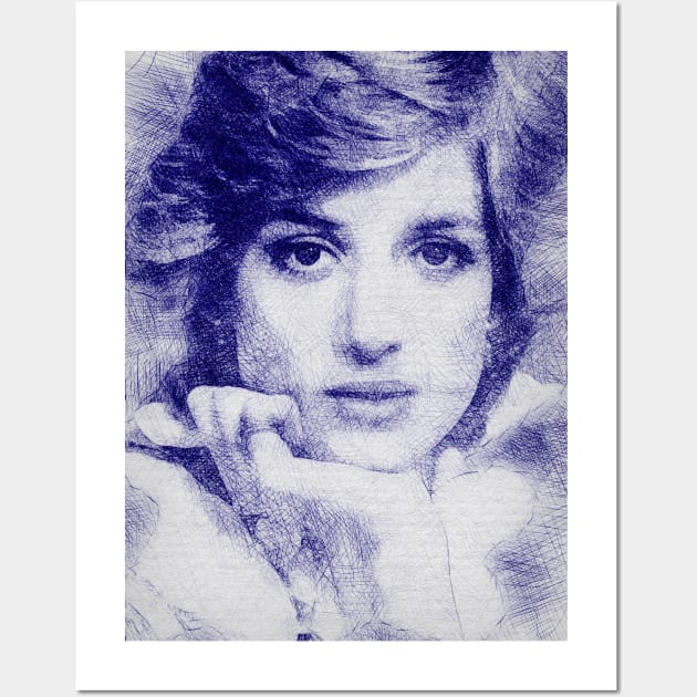 diana princess Wall Art by pucil03